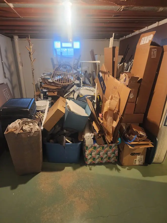 Roll-off dumpster container at job site for Construction Dumpster Rental in Cuba